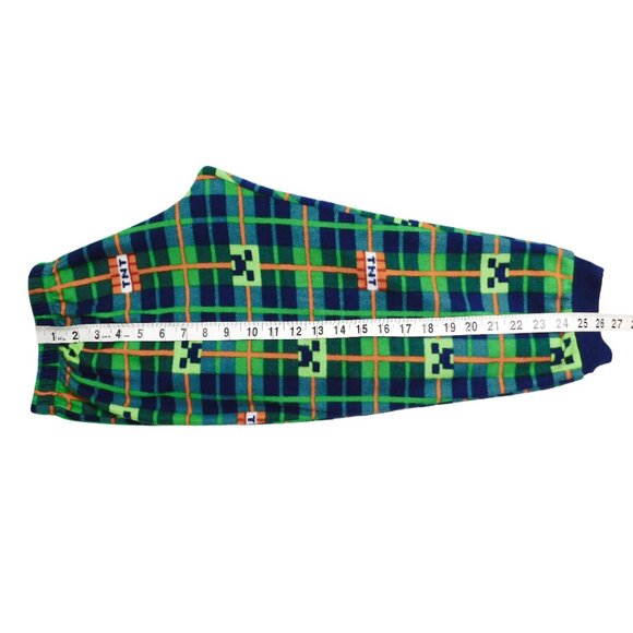 Minecraft Creeper Pajama Set – Boys Size S (6/7) – Long Sleeve & Pants - Picture 7 of 9